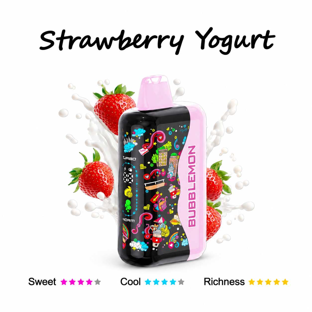BUBBLEMON 35K イチゴヨーグルト(strawberry-yogurt)